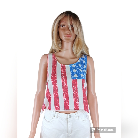 American Flag design tank top - Picture 2 of 5